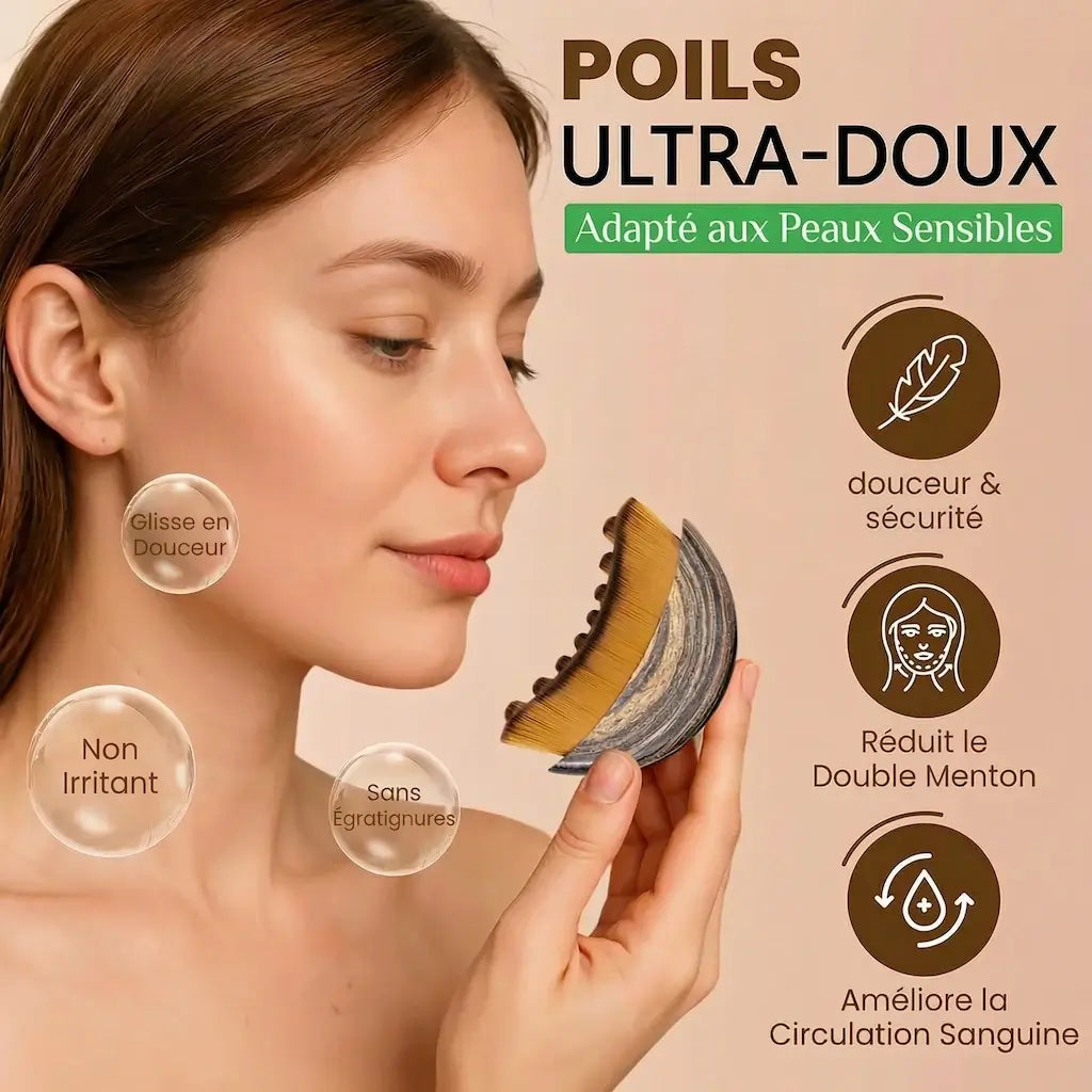 GMH Brosse Drainage Lymphatique pour le Visage