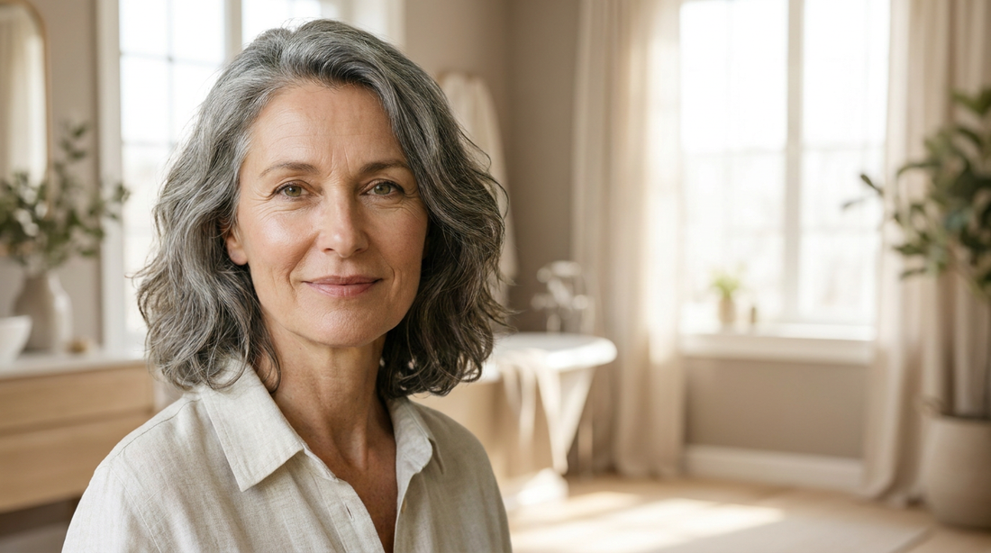 Cheveux fins qui grisonnent à la ménopause : la casse au brossage n'est pas une fatalité